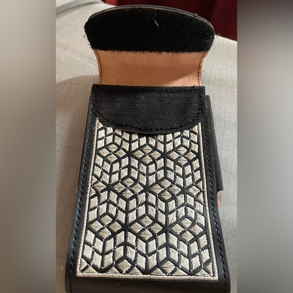 Stitched phone case made in Mexico